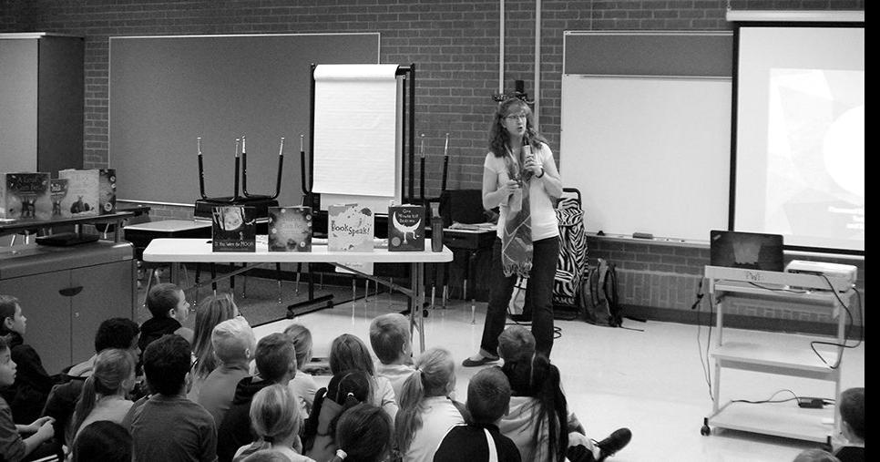 Pinewood Elementary gets visit from popular children's author
