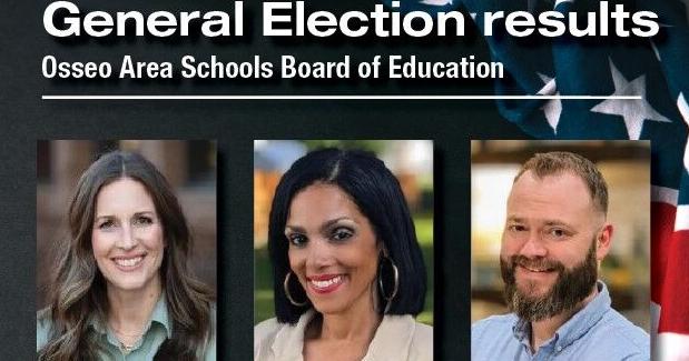 ELECTION RESULTS: Foster, Walton and Tate voted to Osseo School