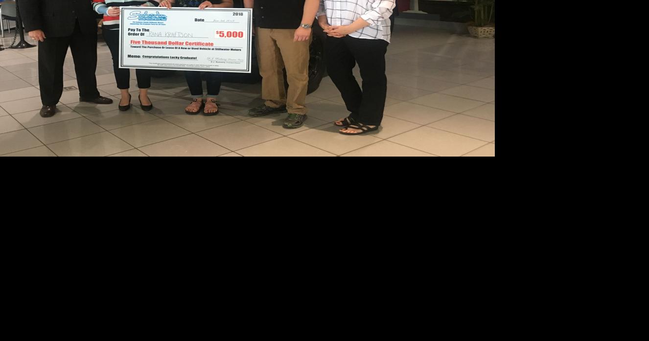 Kraftson wins Stillwater Motor’s 5,000 giveaway Free