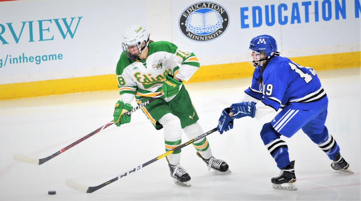 Edina Advances To Girls Hockey Finals 2 1 Over Minnetonka Free Hometownsource Com