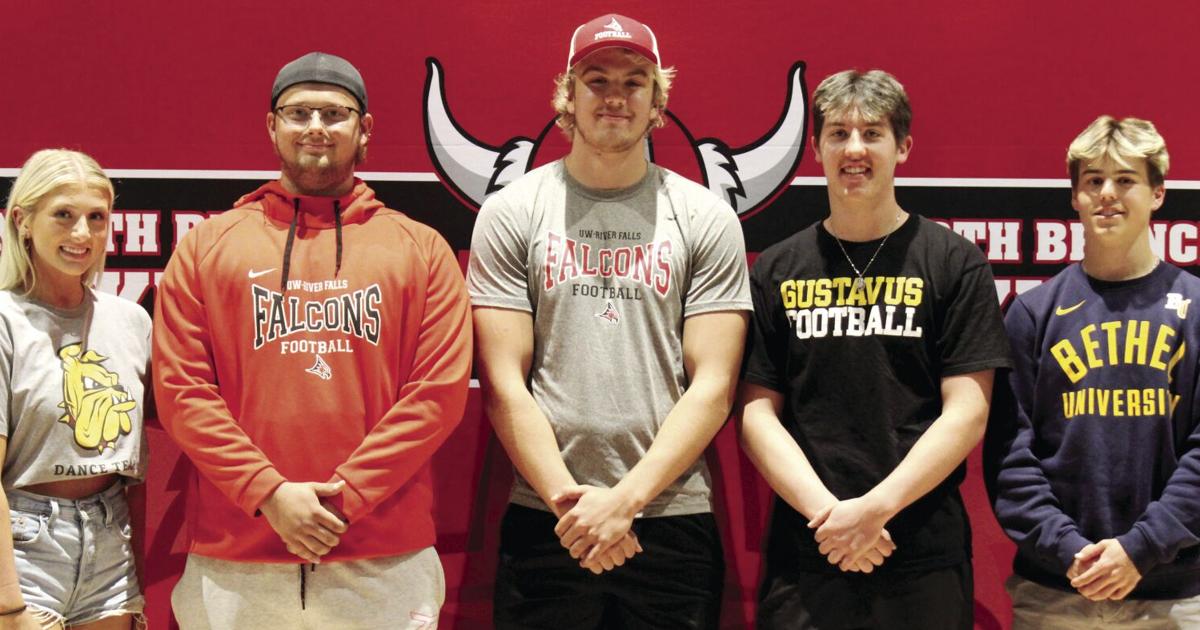 Five North Branch athletes commit to college sports