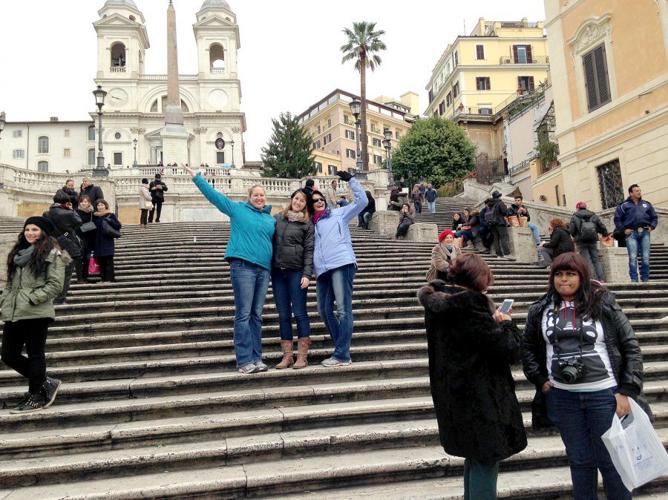 'Rome' around the world: Trip overseas turns into one 'amazing' adventure for Caledonia trio