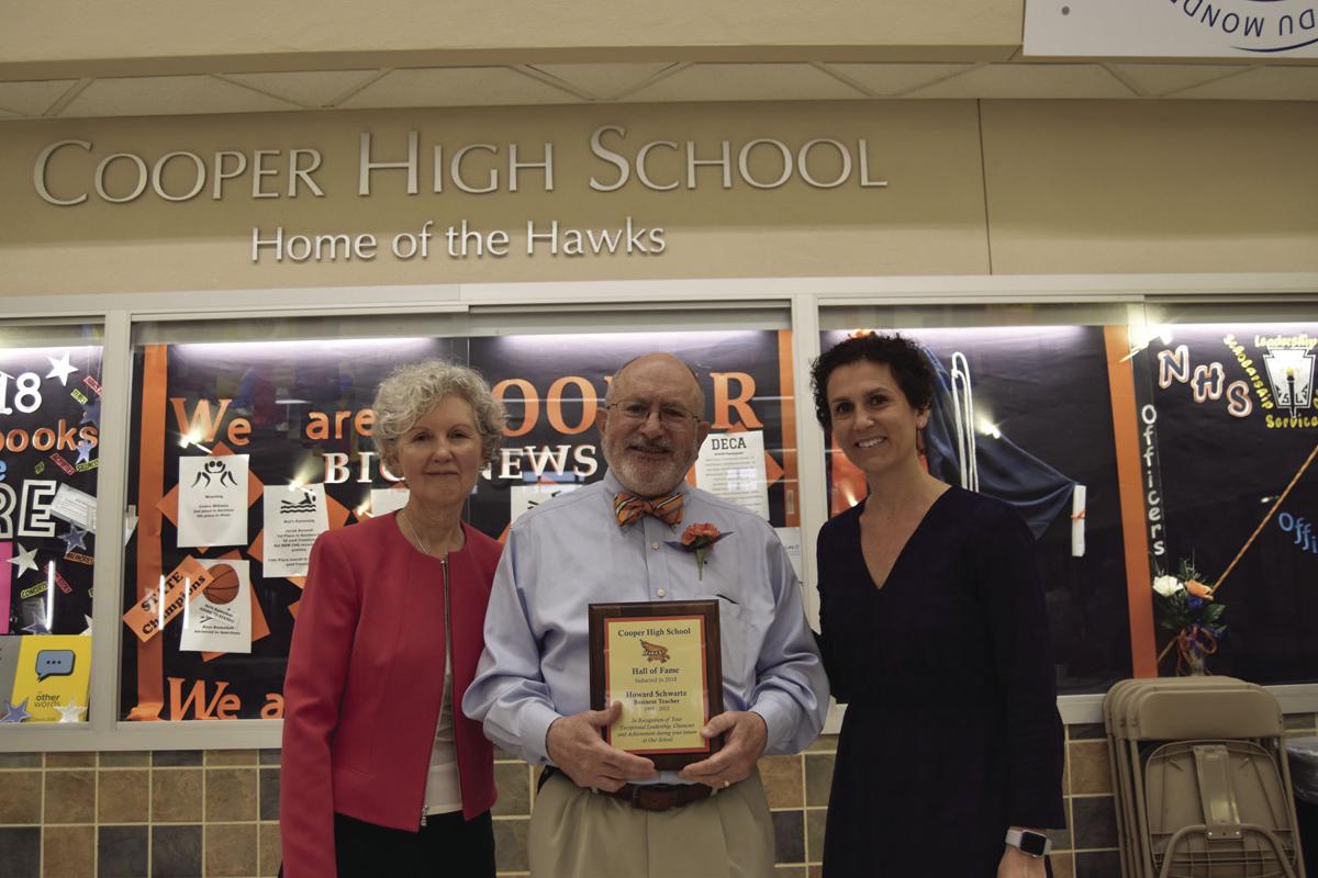 Former teacher, student inducted into Cooper High School Hall of Fame