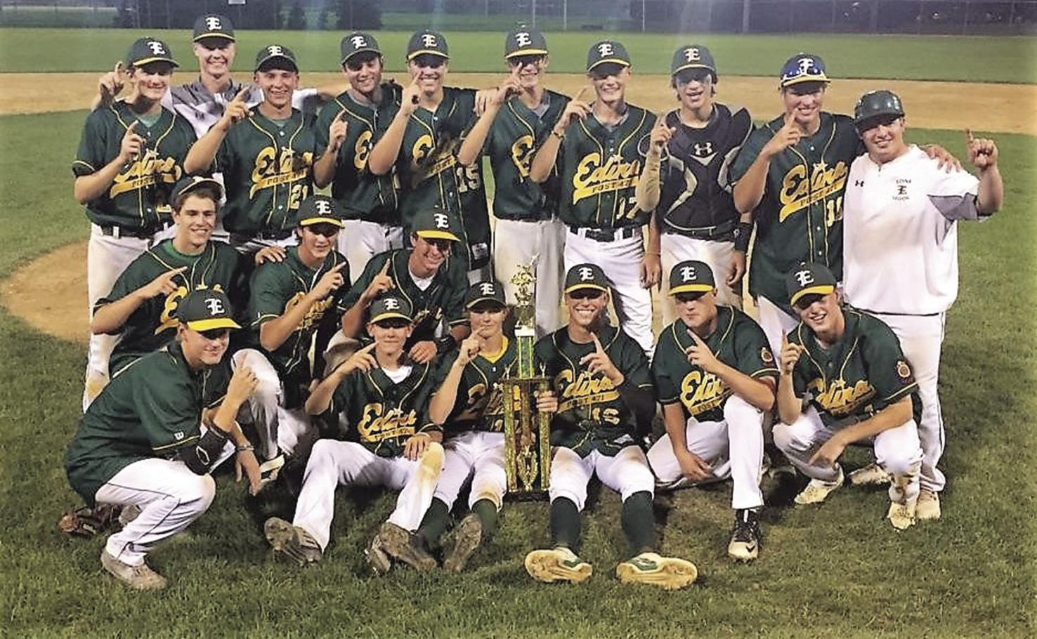 Edina Junior Legion baseball team wins region title Sports