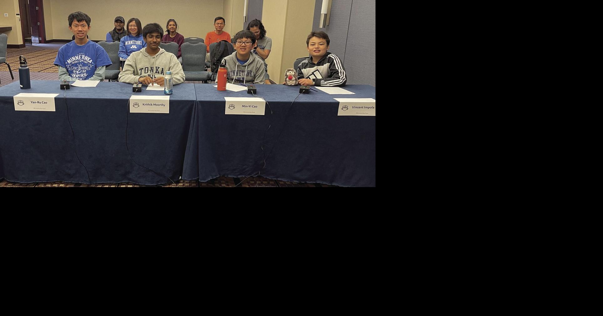 Minnetonka Middle School East makes quiz bowl national playoffs ...