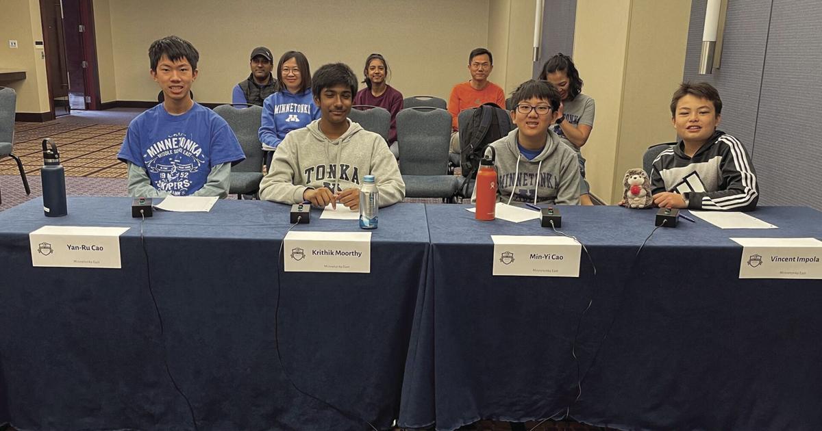 Minnetonka Middle School East makes quiz bowl national playoffs ...