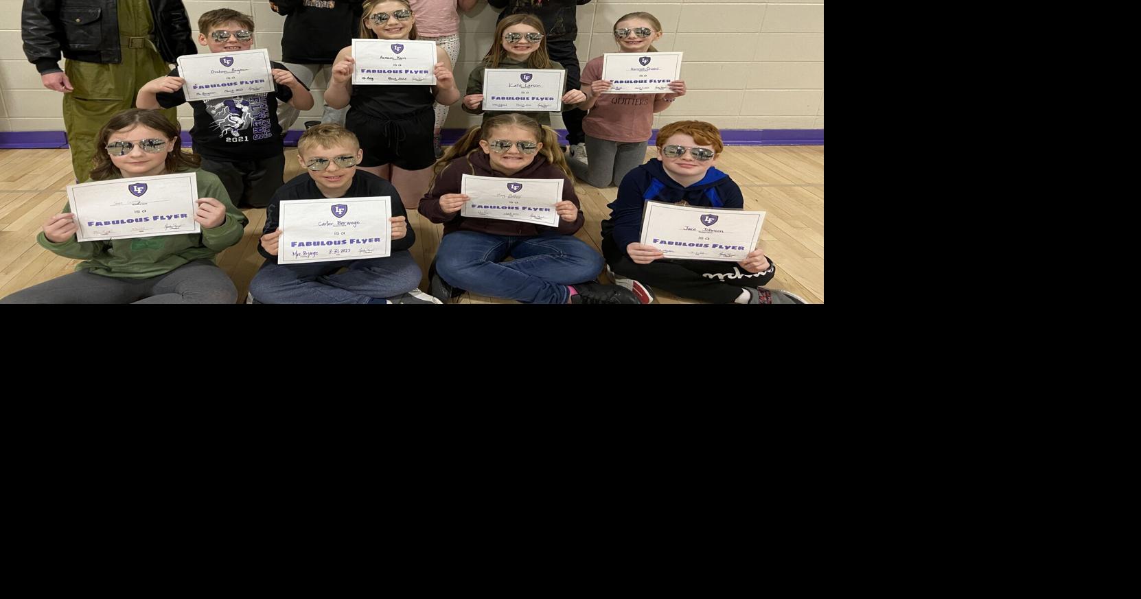 Lindbergh Elementary announces Fabulous Flyers in grades 3 5