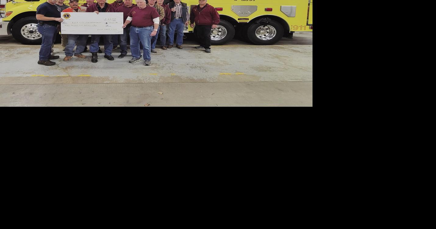 Rush City Fire Department receives donation Local News