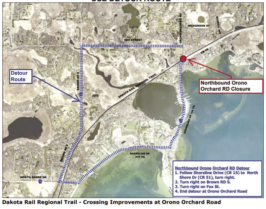 Dakota Rail Trail Map 2025