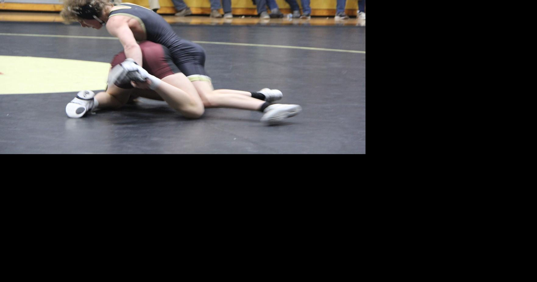 Caledonia wins twice in home wrestling triangular Sports