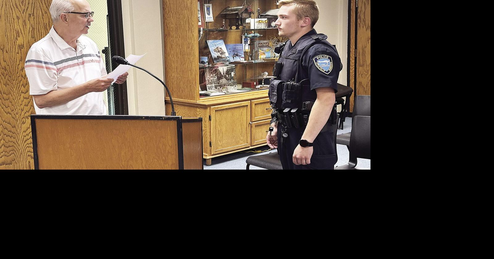 to the Little Falls police Department, Officer Austin Becker