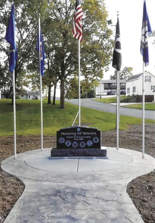 Veterans Memorial dedication in Hokah