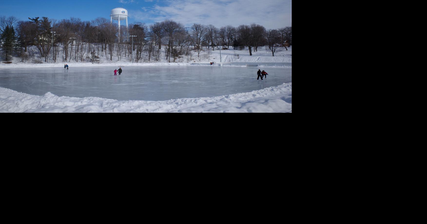 PHOTO A cold day at the Klapprich Park skating rink Local News