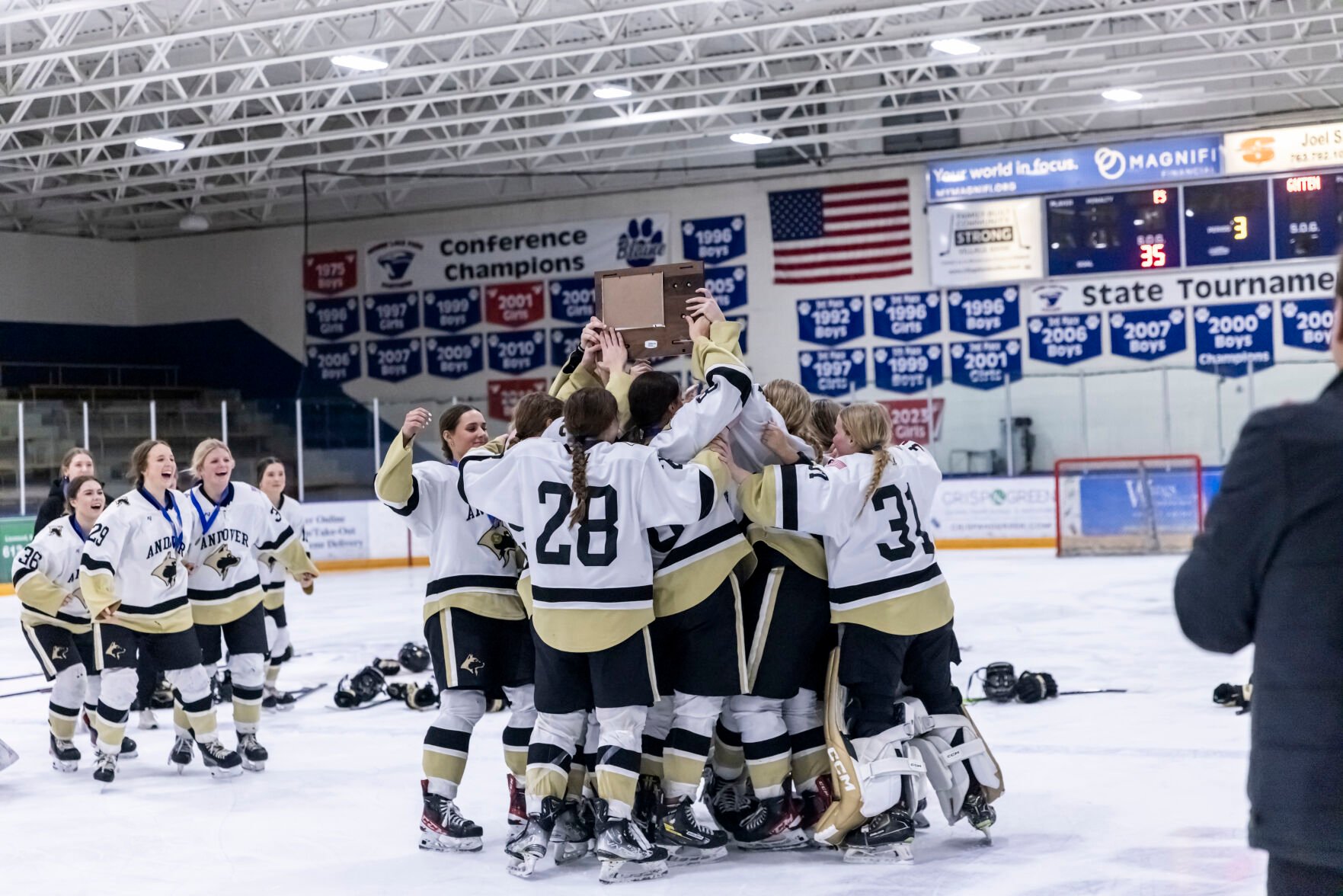 Andover Dominates Section 7AA Girls Hockey Championship with Impressive Win