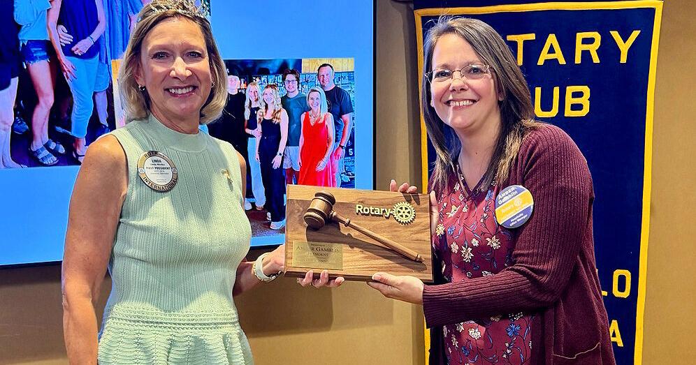 Rotary leadership changes hands in Monticello
