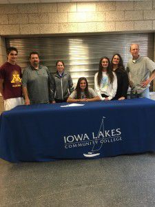 Andover’s Gabi Garcia signs with Iowa Lakes
