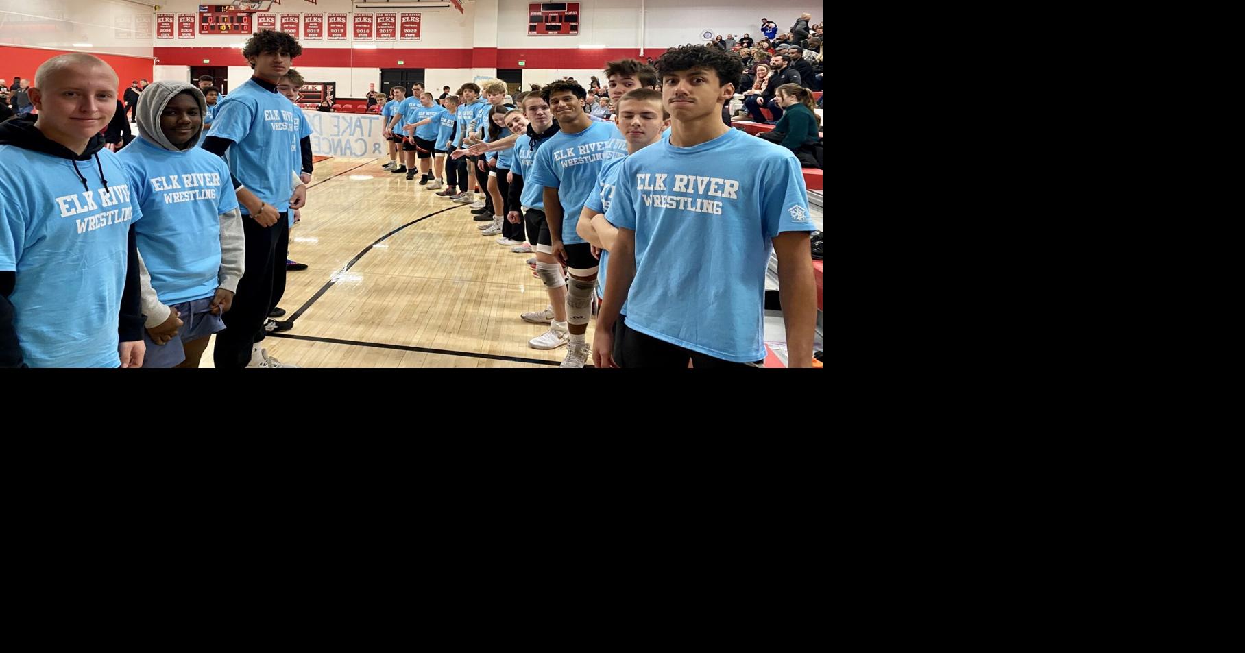 Elks wrestling tackles cancer and Maple Grove | Elk River ...