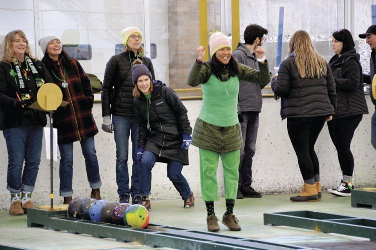 Striking up an ice bowling game in St. Louis Park, Free