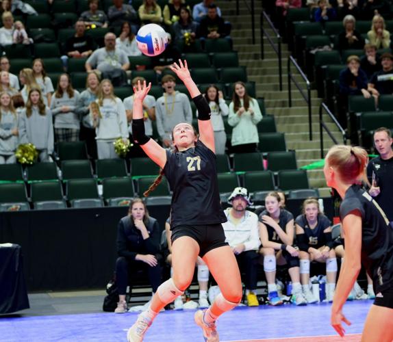Caledonia volleyball takes 1st state contest in 3 sets and heads to