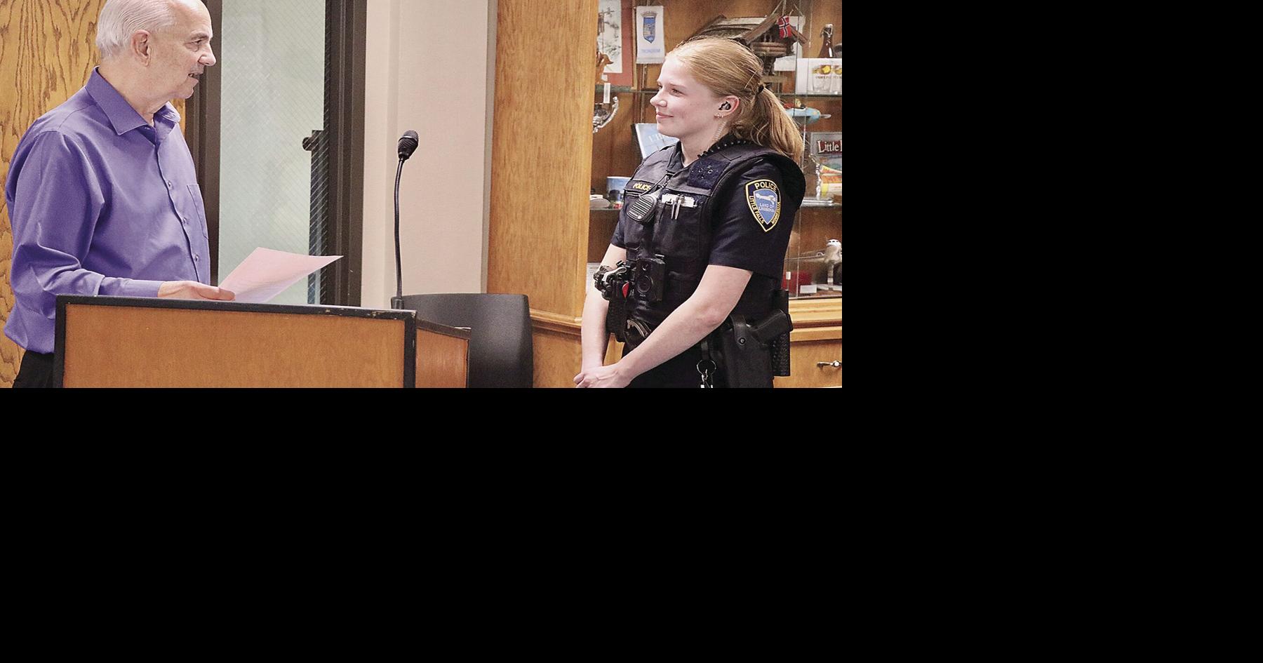 to the Little Falls police Department, Officer Alexa Dunn