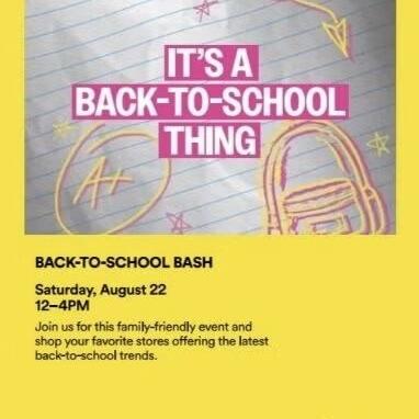 Twin Cities Premium Outlets offers Back - to - School Bash