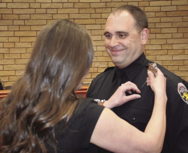Three new Coon Rapids career firefighters receive badges Coon Rapids