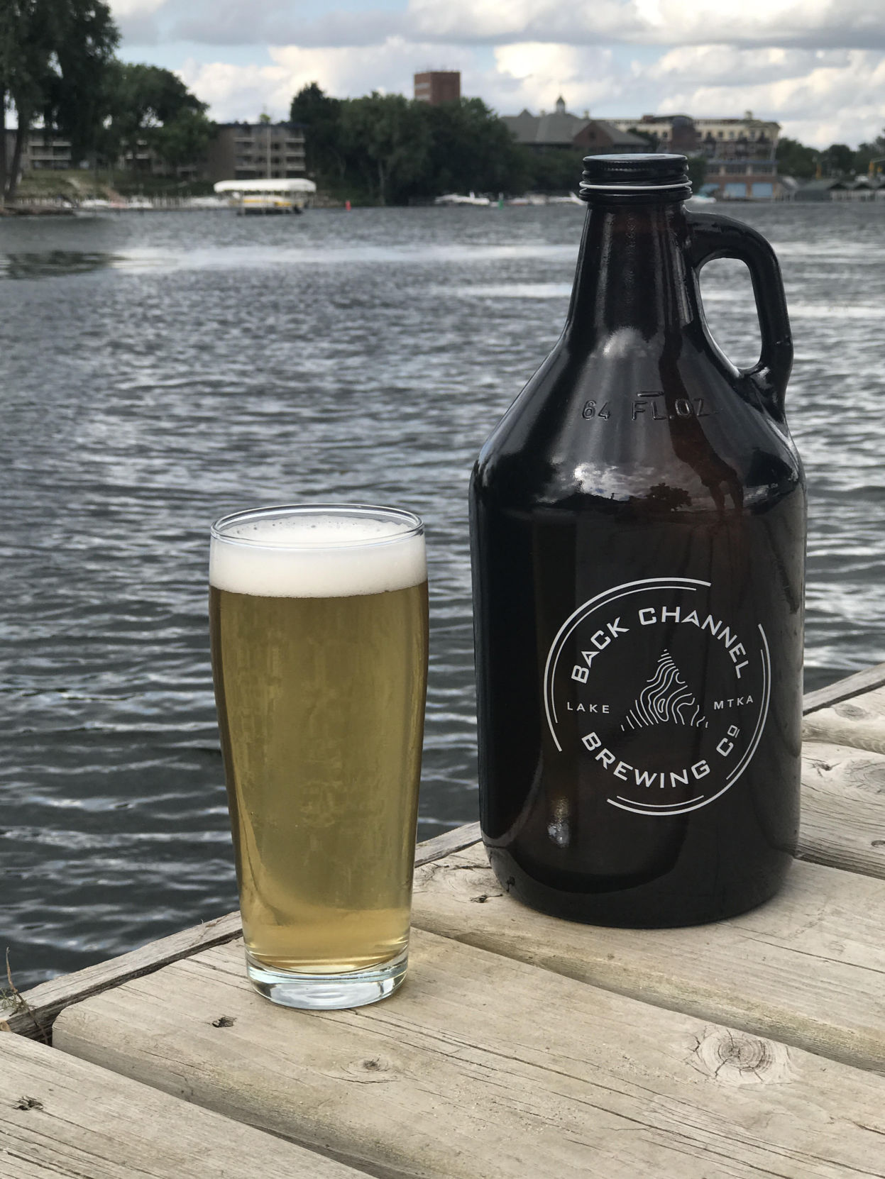 Beer Decal-Back Channel Brewing-Lake Minnetonka Minnesota 