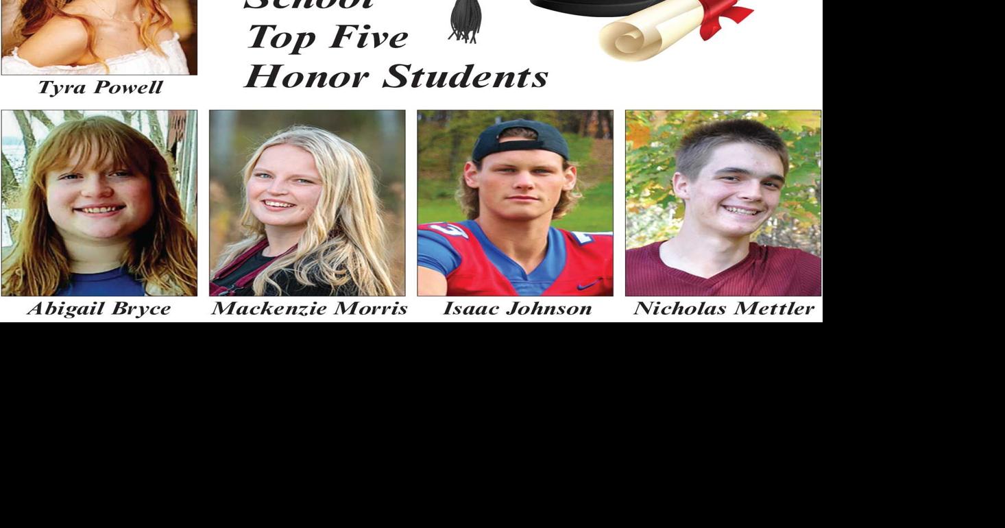 Swanville High School names 2022 top five honor students News