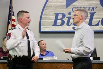 Matt Hayen sworn in Swear in