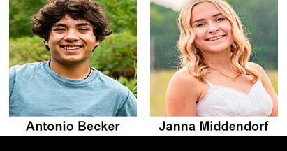 Middendorf, Becker are LFCHS October Students of the Month - Vimarsana News