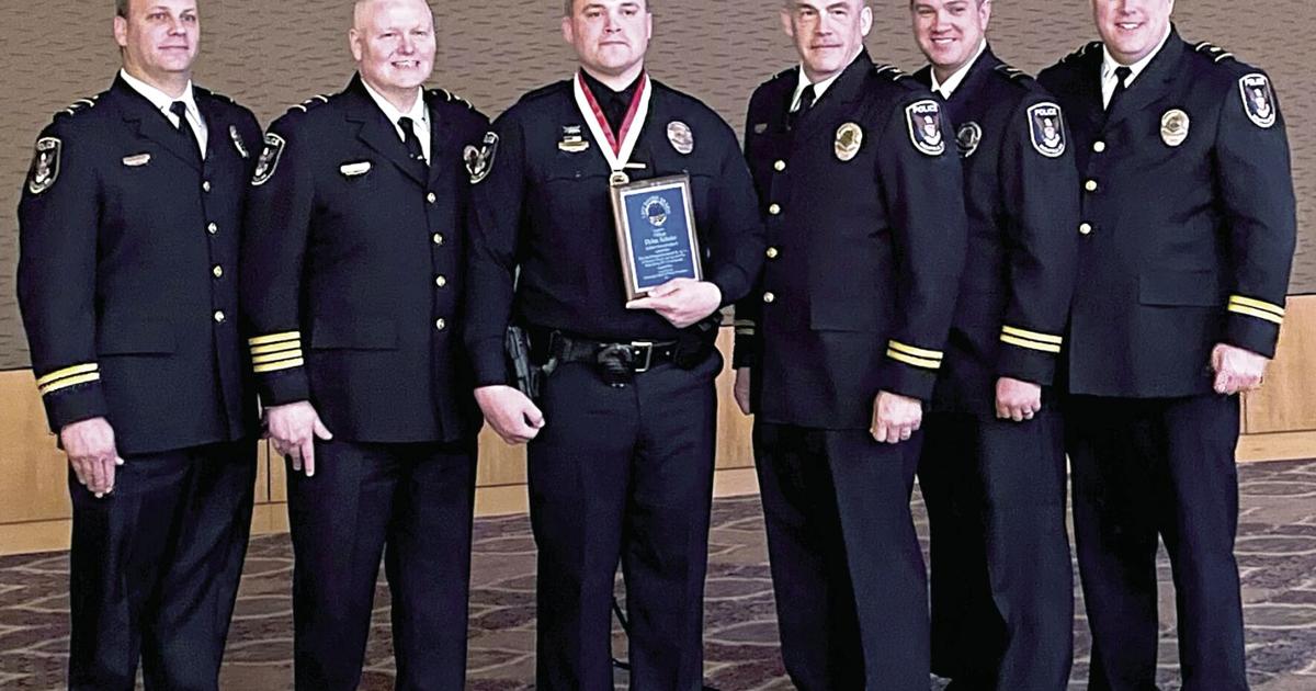 Dyllon Shultz Officer Dylan Schultz wins state Life Saver Award | Free ...