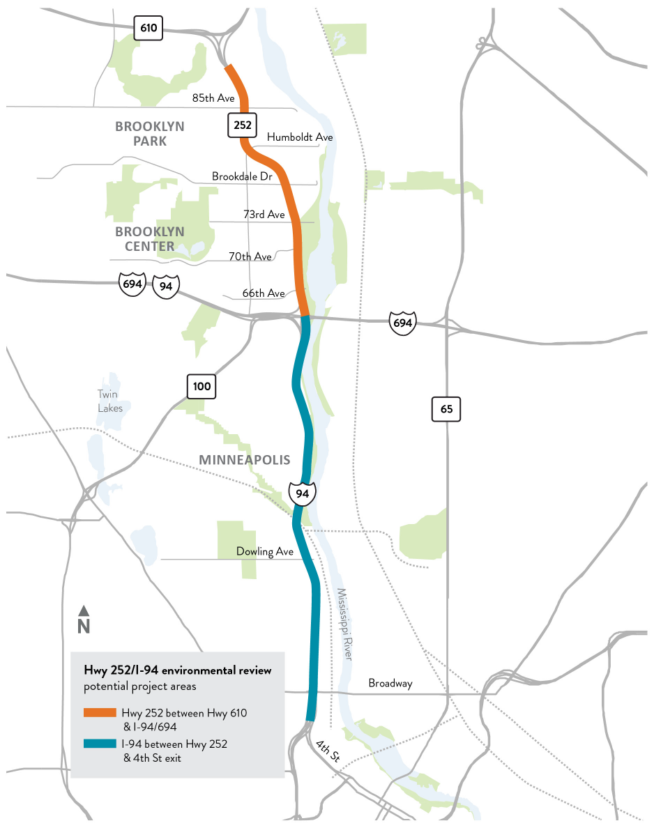 MnDOT selects 4-lane freeway as ‘preferred’ option for Highway 252 ...