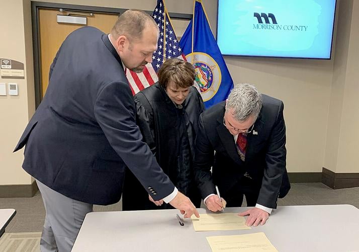 Morrison County officials sworn in Photos Video hometownsource com