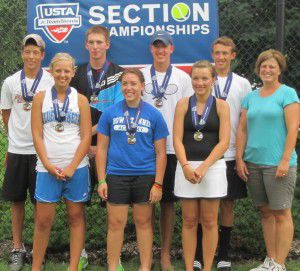 Bluejackets finish as consolation champs at tennis sections