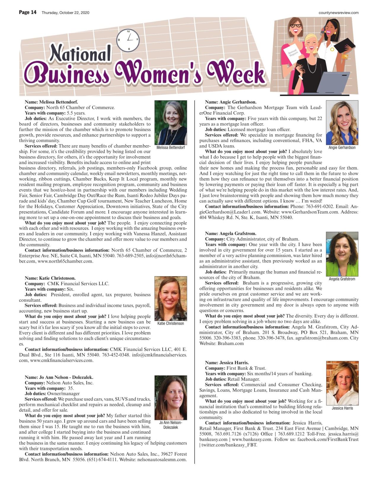 National Business Women's Week Free