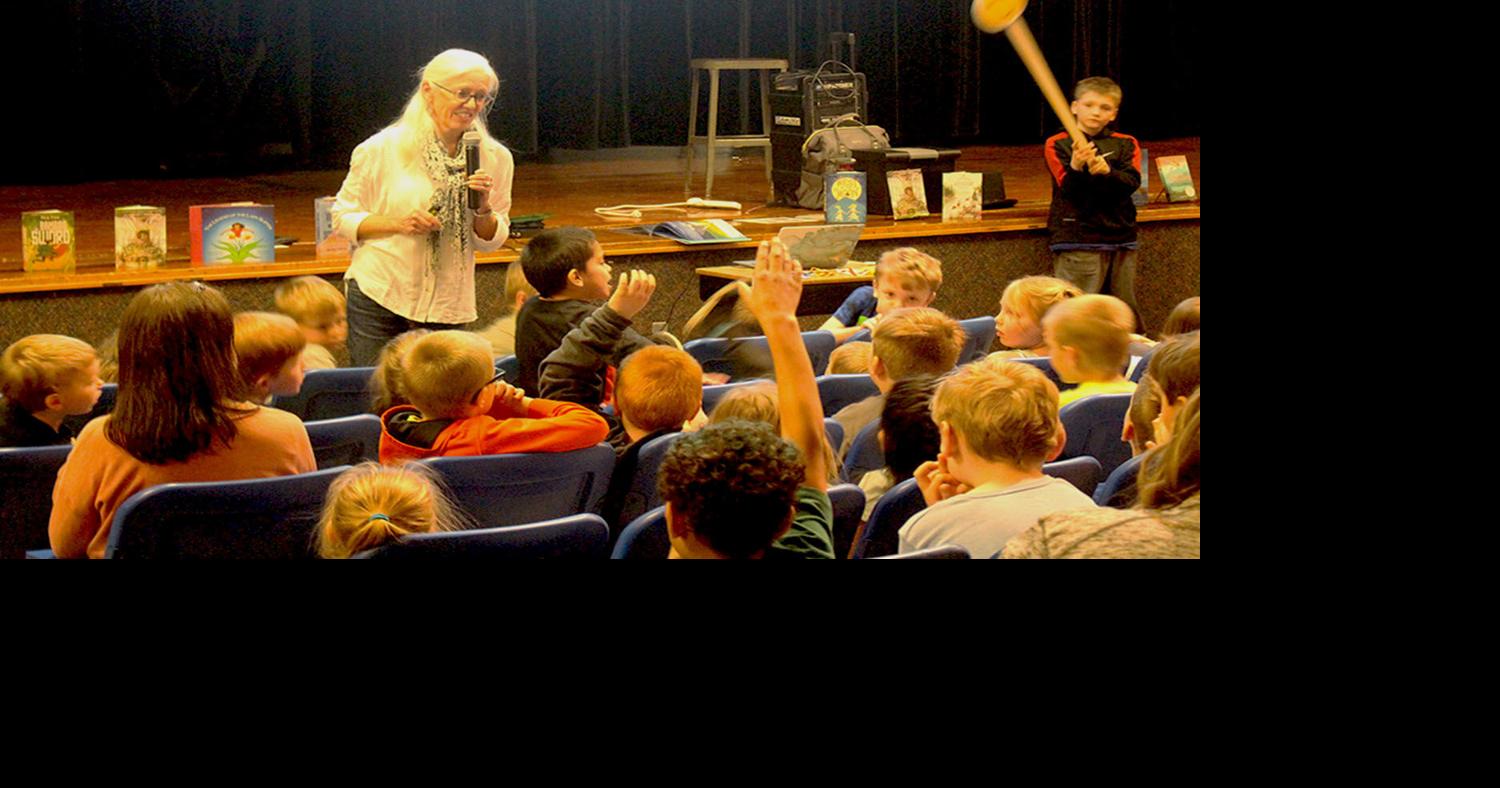Minnesota author Margi Preus visits Swanville school Morrison County