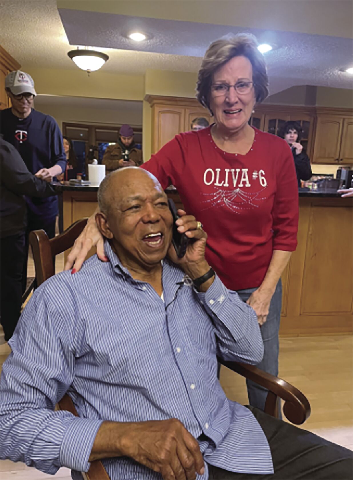 Hall of Fame inductee Tony Oliva, formerly of the Minnesota Twins