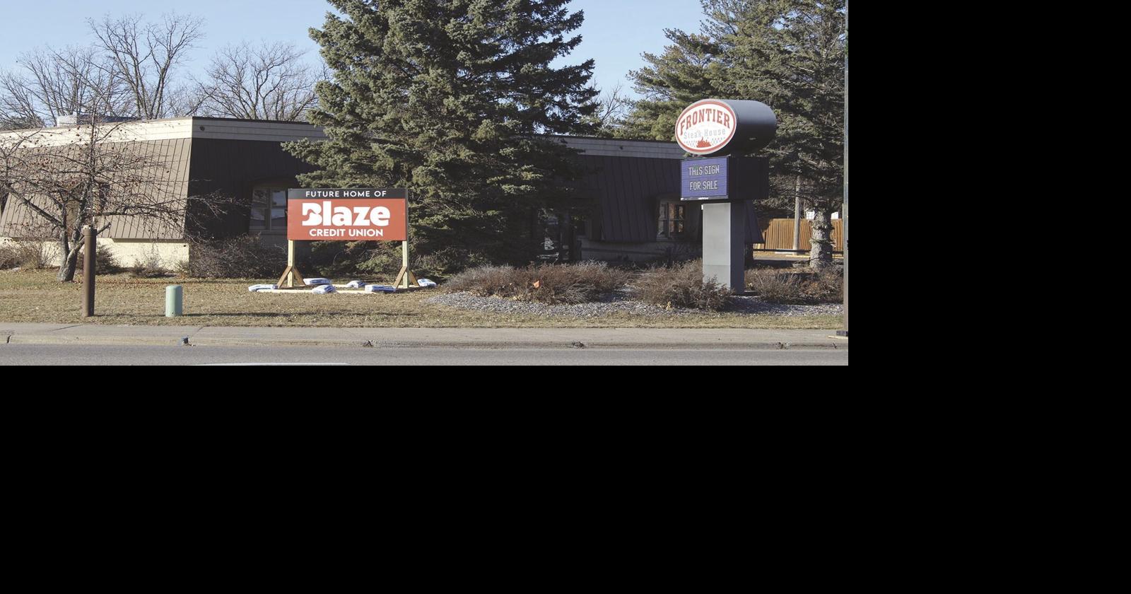 Blaze Credit Union moving into old Frontier Steakhouse Community