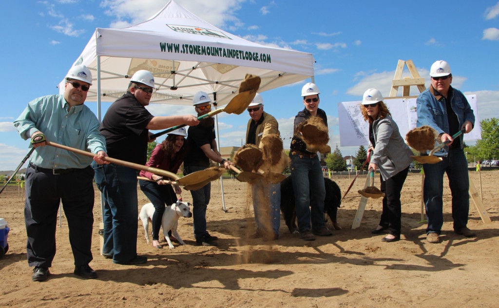 Breaking Ground For Stone Mountain Pet Lodge Business Hometownsource Com