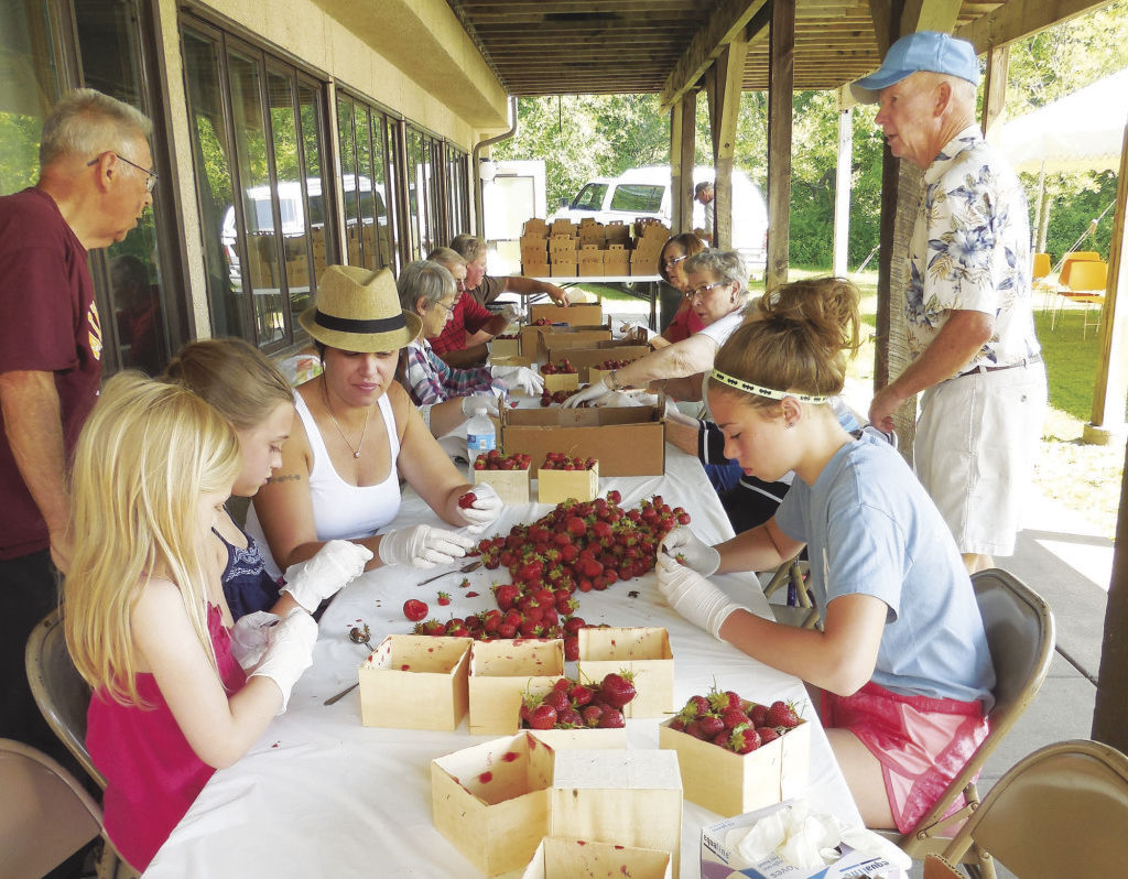 Annual Strawberry Festival And Pig Roast At Afton Memorial