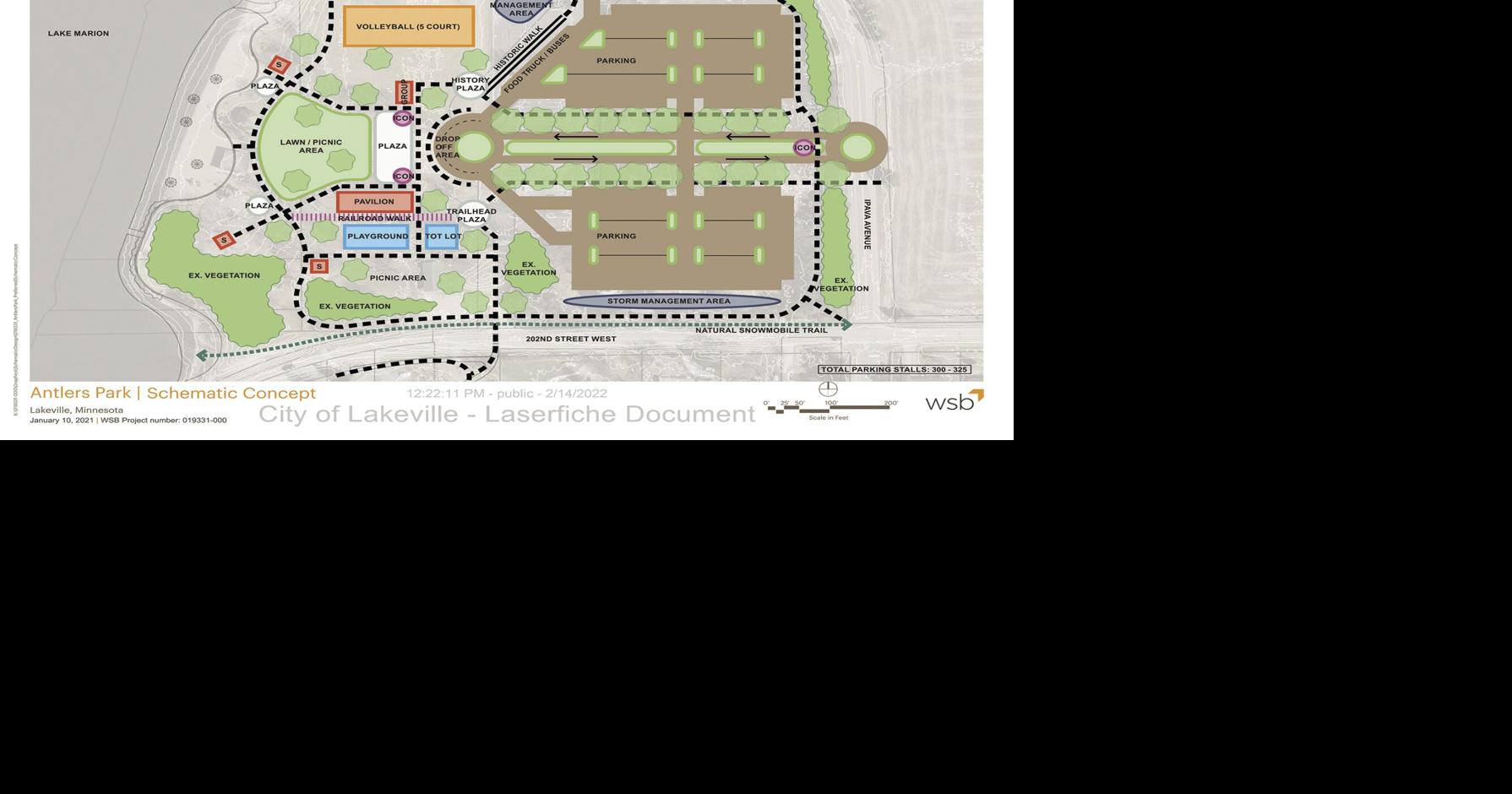 Antlers Park concept plan includes hints at history Lakeville