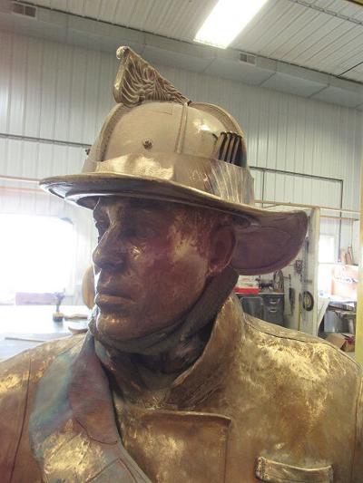 First responder sculptures take on new meaning