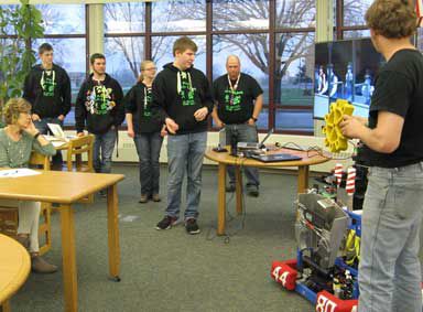 Upsala high school robotics team designs a standout machine