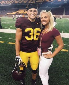 Cashman enjoys first-year Gopher football experience