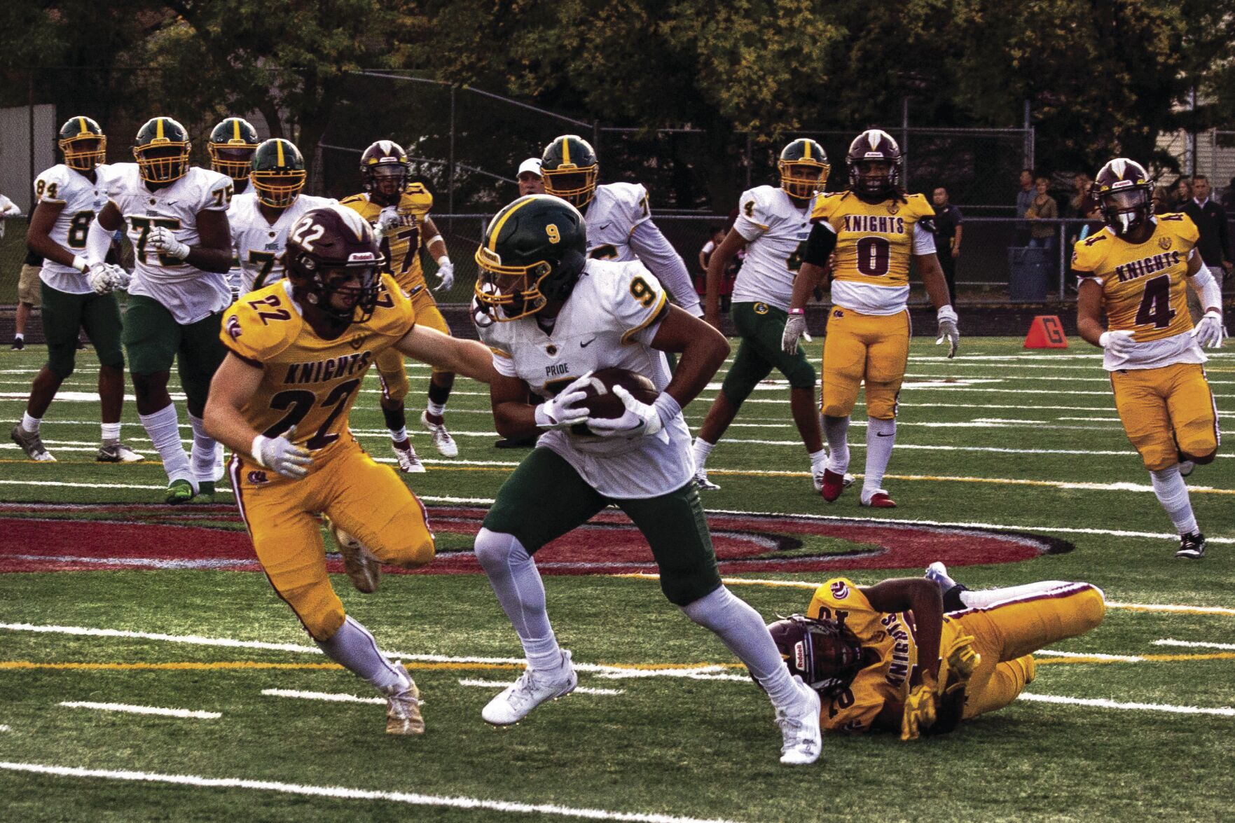 Park Center football earns first conference win of the season