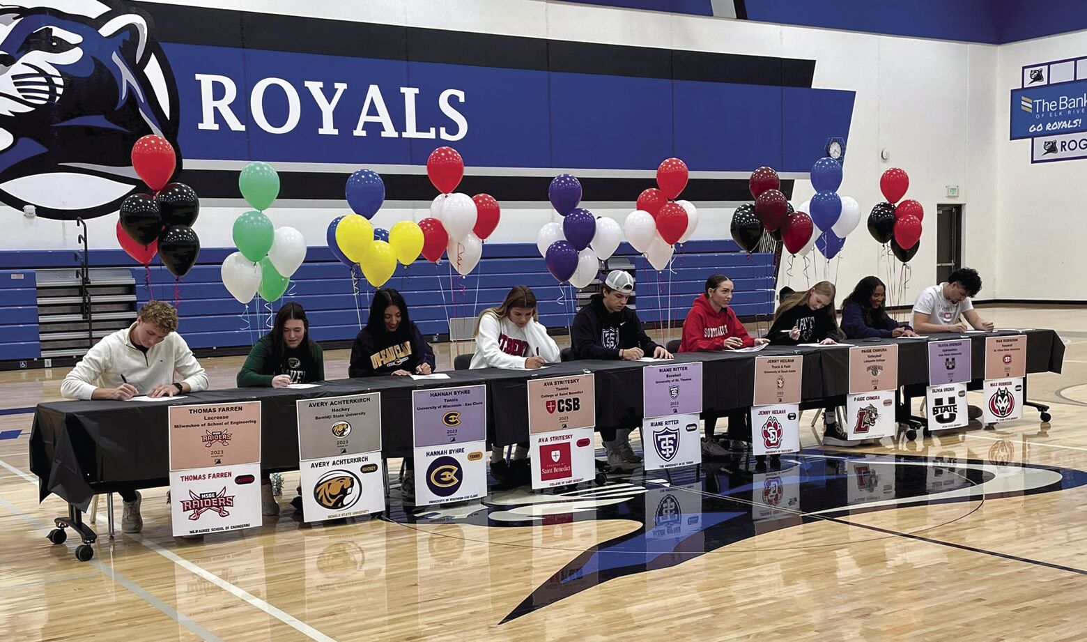 Nine Rogers seniors make commitments on National Signing Day