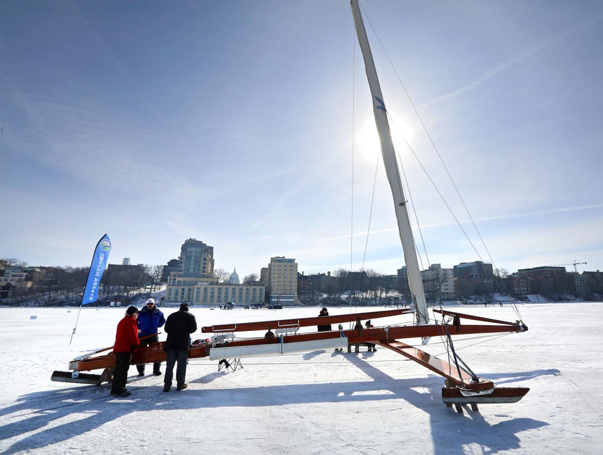 an historic madison iceboat may race again local news