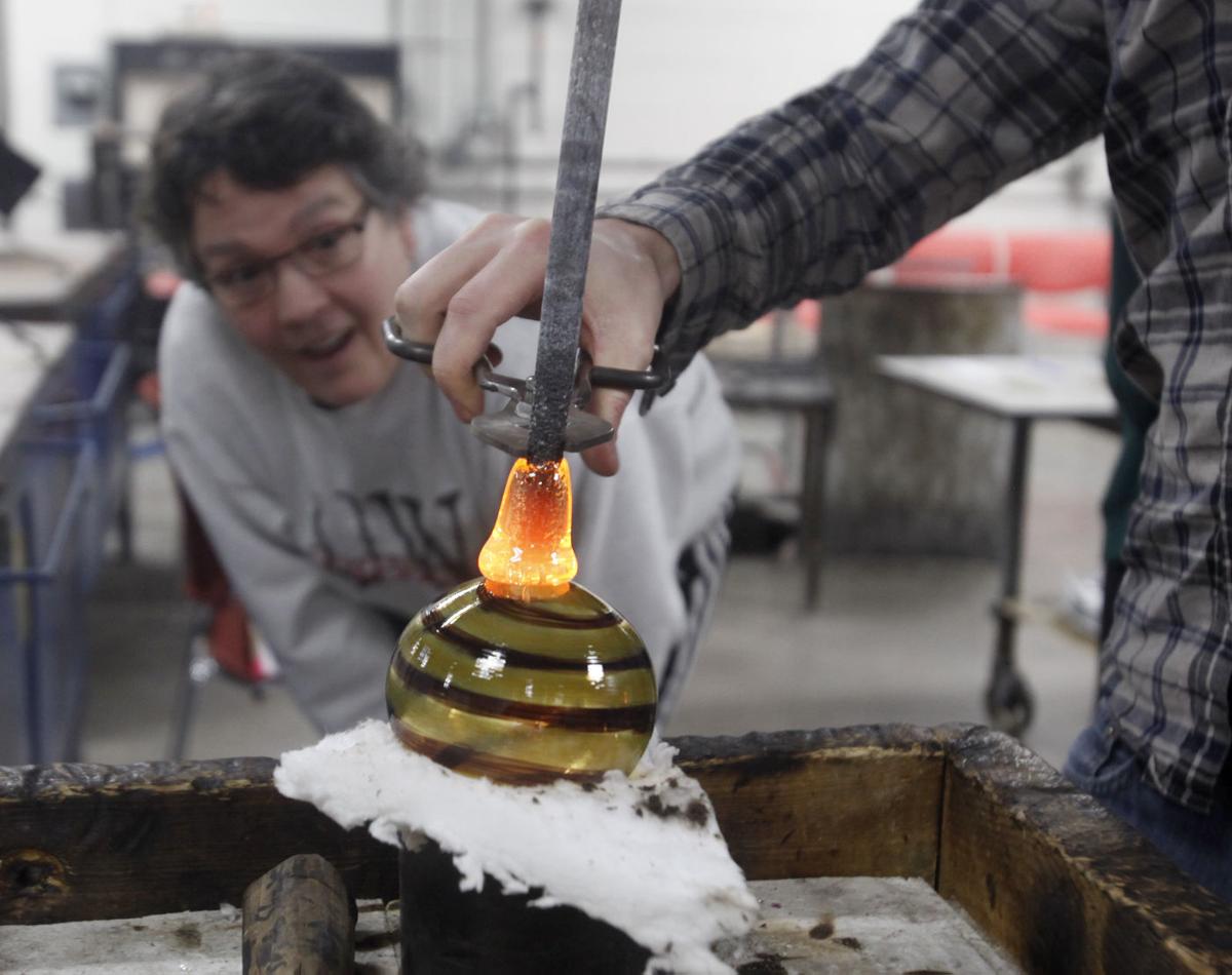 Photos UW Glass Lab hosts 'Blow Your Own Ornament' event Local News