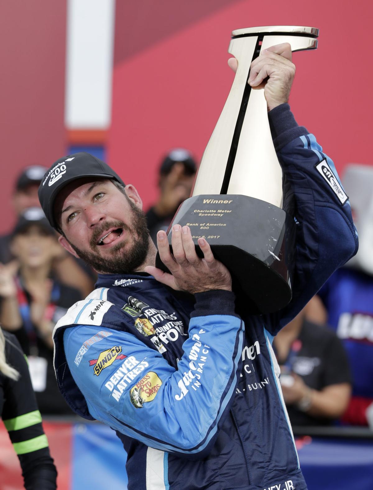NASCAR: Martin Truex Jr. takes emotional win at Charlotte ...