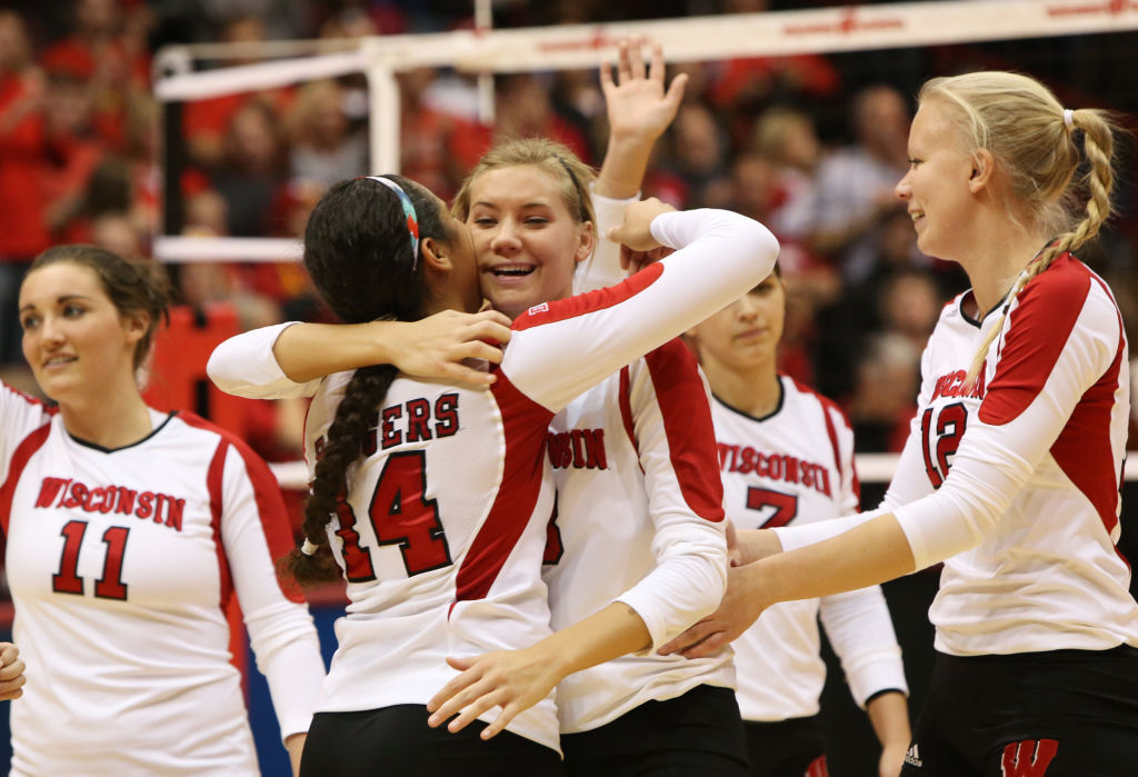 Photos: Wisconsin beats Illinois State in NCAA women's volleyball ...